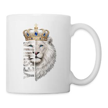 Lion of Judah, King Jesus, Son of Yahweh, Christian - Mug - white - Right