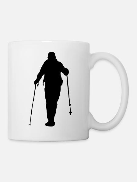Wandern - Tasse - Weiß