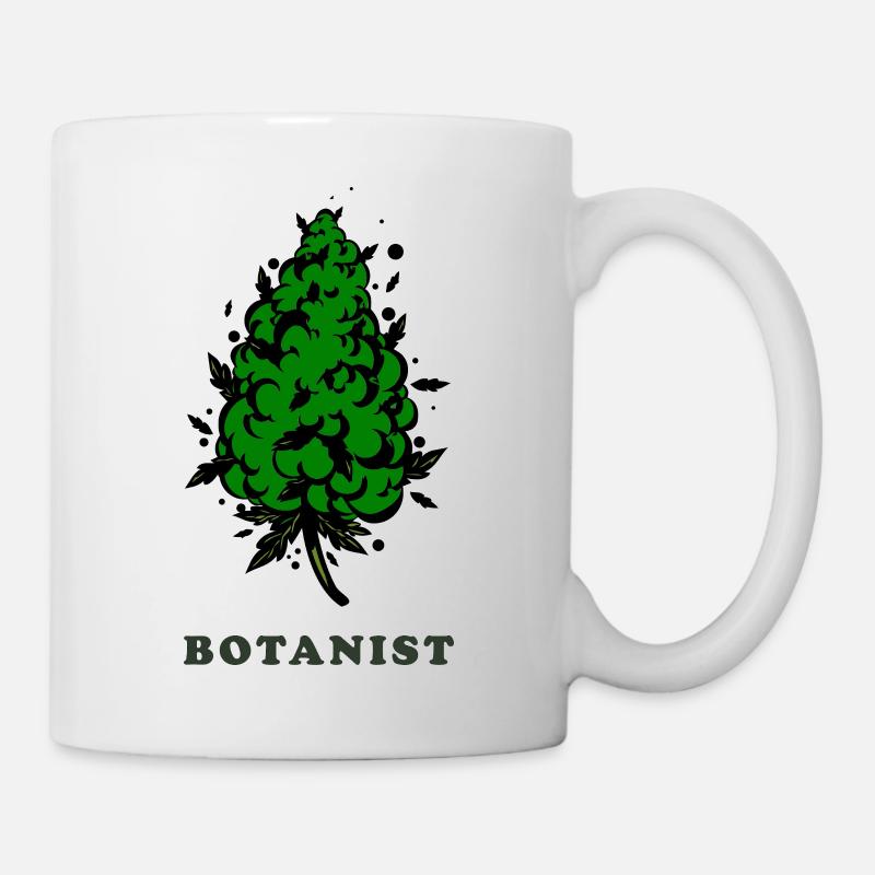 Botaniker. Bud Silhouette - Tasse - Weiß