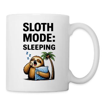 Sleepy Sloth Palm Night - Mug - white - Right