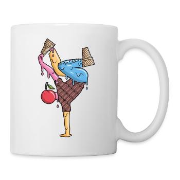 Breakdance Danse de la glace Breakdancer Breakdance - Mug blanc - blanc - Droite