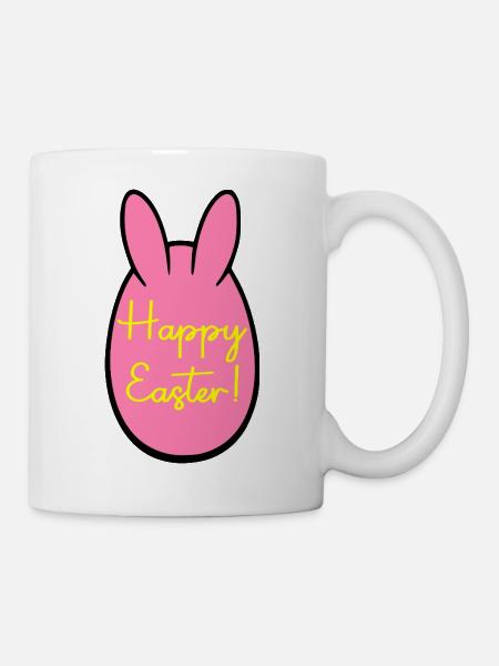 Frohes Osterhase - Tasse - Weiß