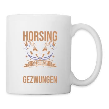 Steckenpferd Hobbyhorse Hobby Horsing - Tasse - Weiß - Rechts