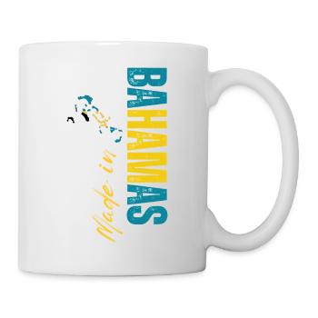 Hergestellt auf den Bahamas, geboren auf den Bahamas - Tasse - Weiß - Rechts