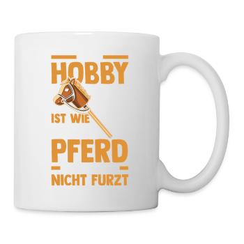 Steckenpferd Hobbyhorse Hobby Horsing - Tasse - Weiß - Rechts