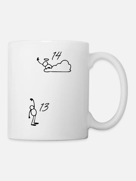 14 Jahre 14. Jubiläumsgeschenk – 14 Jahre - Tasse - Weiß