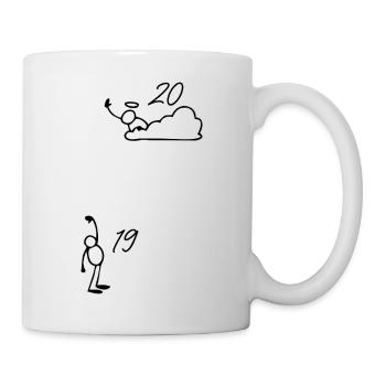 20 Years 20th Anniversary Gift - 20 Years - Mug - white - Right