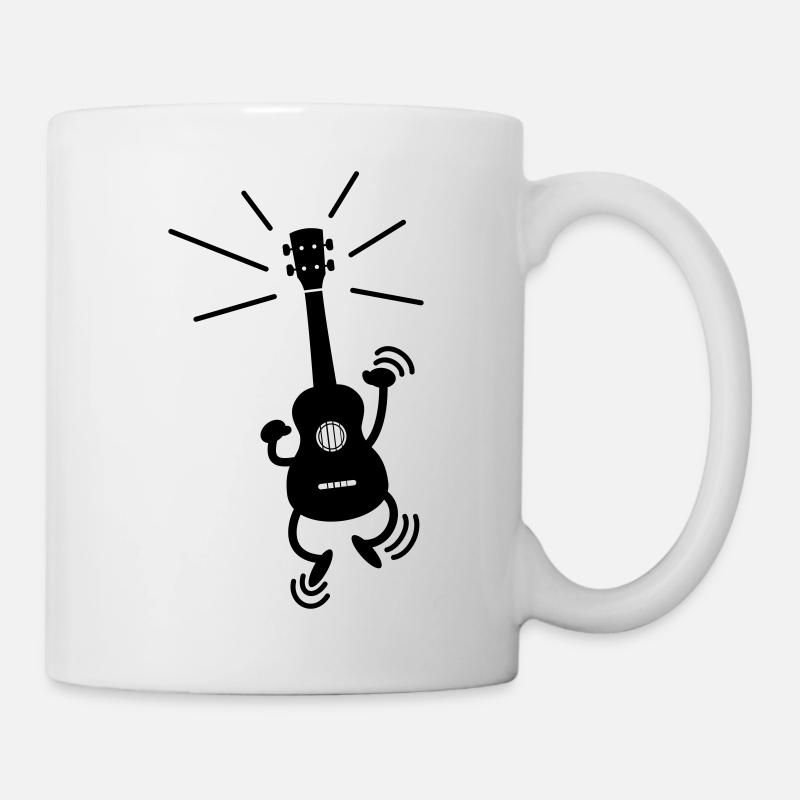 Tanzende Ukulele - Tasse - Weiß