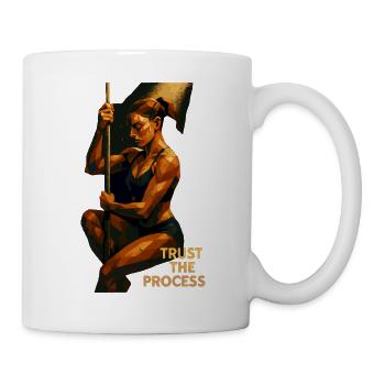 Pole Dance Trust the Process – Focus & Power - Mug - white - Right