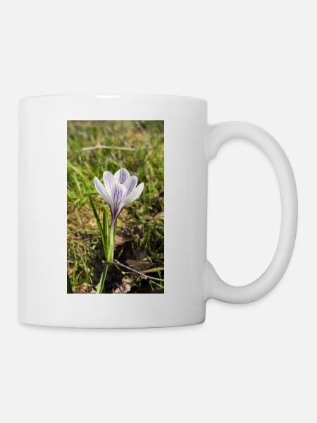 Krokus - Tasse - Weiß
