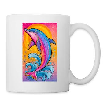 dauphin - Mug blanc - blanc - Droite