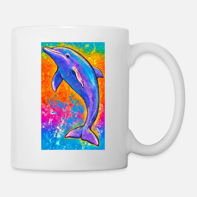 dolphin - Mug - white