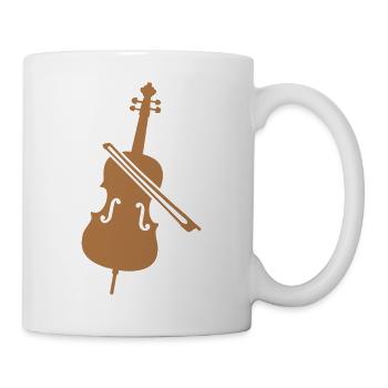 Cello - Tasse - Weiß - Rechts