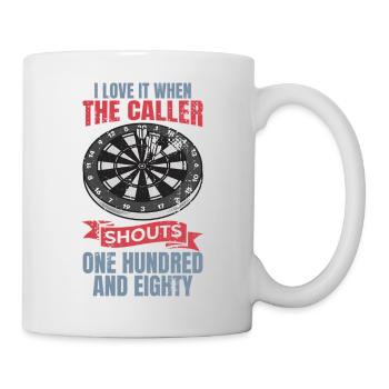 Blague drôle de fléchettes - Mug blanc - blanc - Droite