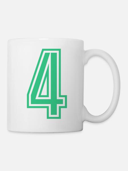 4 - Tasse - Weiß