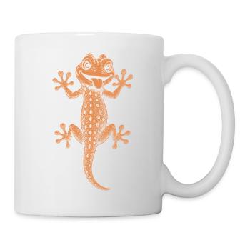 Gecko - Tasse - Weiß - Rechts