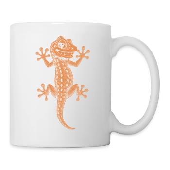 Gecko - Tasse - Weiß - Rechts