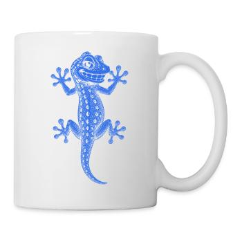 Gecko - Tasse - Weiß - Rechts