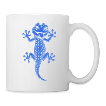 Gecko - Tasse - Weiß - Rechts