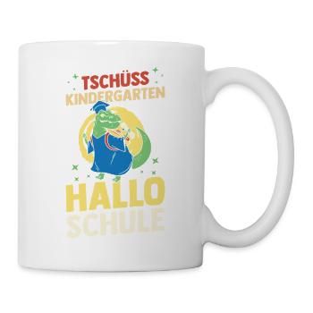 Kita Erste Klasse Dinosaurier Schüler Kindergarten - Tasse - Weiß - Rechts