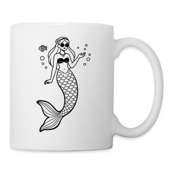 mermaid - Mug - white - Right