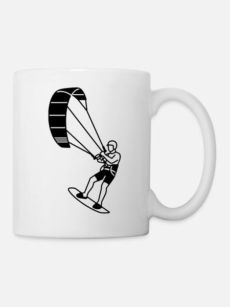 Kite Surfer - Tasse - Weiß
