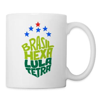 Brasil Hexa Lula Tetra - Mug - white - Right