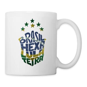 Brasil Hexa Lula Tetra - Mug - white - Right