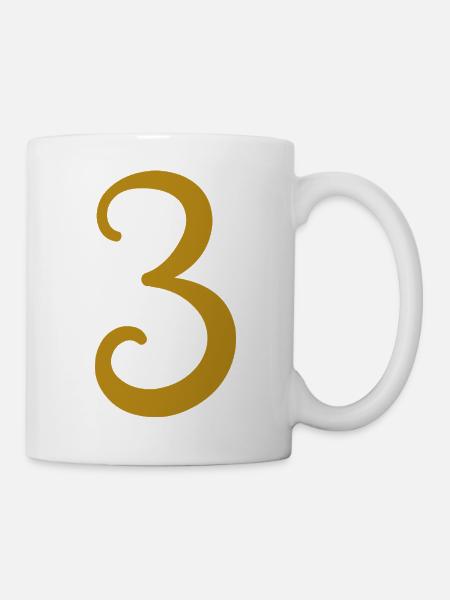 3 - Tasse - Weiß