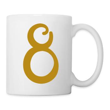 8 - Tasse - Weiß - Rechts