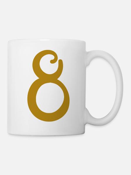 8 - Tasse - Weiß