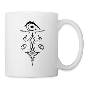 Nocturnal Eye Silhouette - Mug - white - Right