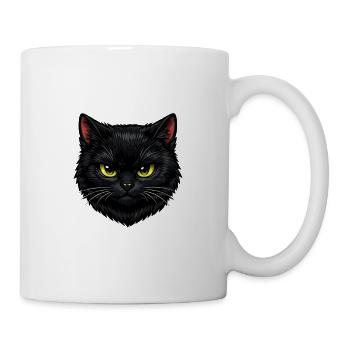 Chat noir Je suis noir et alors - Mug blanc - blanc - Droite