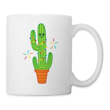 Mignonne bande dessinée Cactus Green - Mug blanc - blanc - Droite