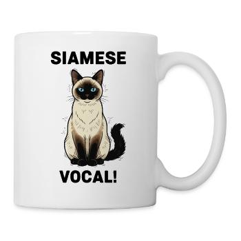 Chat Siamois Vocal Blue Eyes Feline - Mug blanc - blanc - Droite
