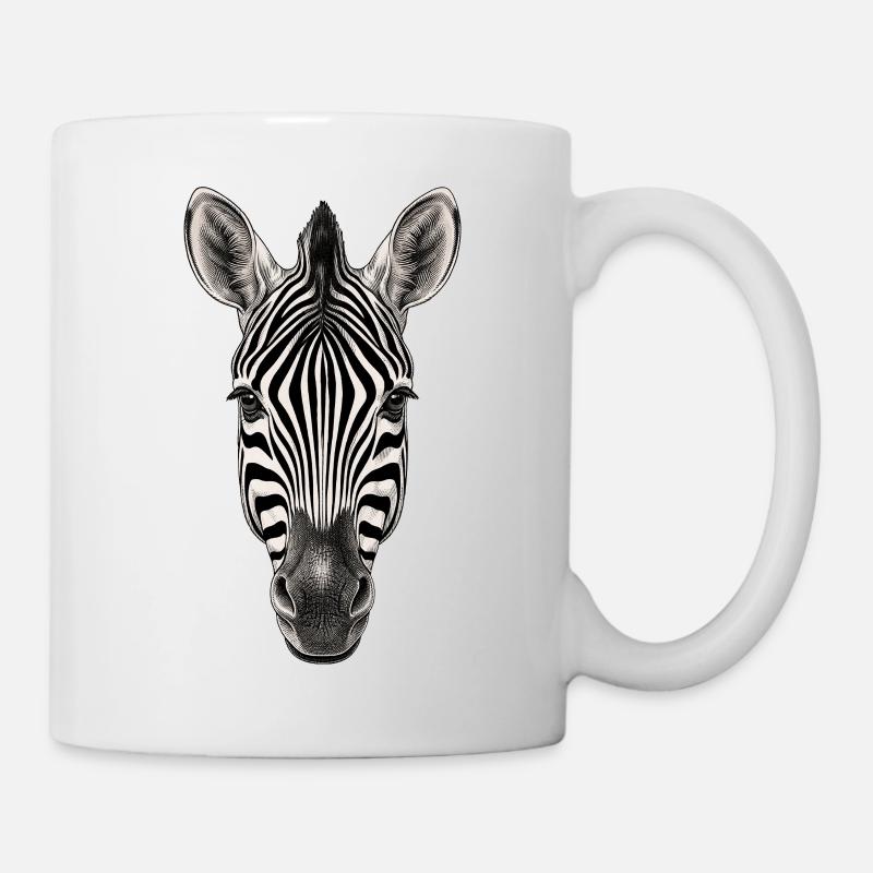 Zèbre - Mug blanc - blanc
