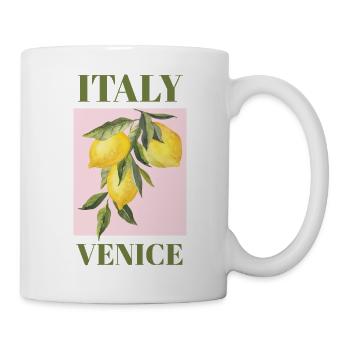 Italien Venedig Urlaub Strand Zitronen Venedig - Tasse - Weiß - Rechts