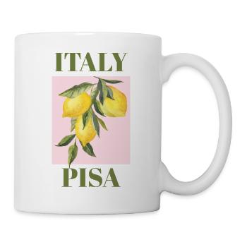 Italy Pisa Holiday Beach Lemons Tuscany Fashion - Mug - white - Right