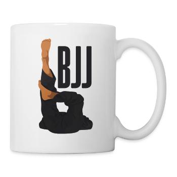 Techniques de BJJ : Triangle - Mug blanc - blanc - Droite