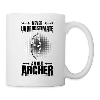 Bogenschütze Opa - Tasse - Weiß - Rechts