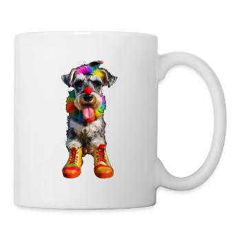 Schnauzer Clown - Mug - white - Right