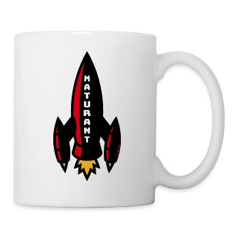 Matura Rocket (School Leaving Certificate / Graduation / 4C) - Mug - white - Right