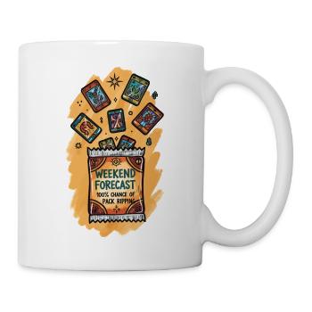 trading card - Weekend Forecast Chance Of Pack - Mug - white - Right