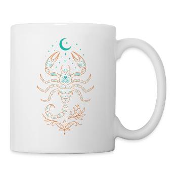 Scorpio Zodiac Sign – Mystical Symbol - Mug - white - Right