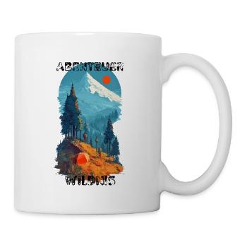 Adventure Wilderness Vintage Mountaineer - Mug - white - Right