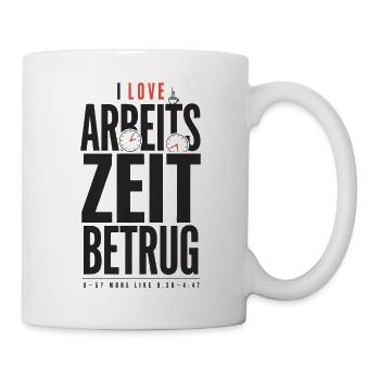 AZB - Arbeitszeitbetrug - Tasse - Weiß - Rechts