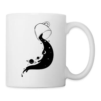 Univers du Café Tasse Galaxie Étoiles Cosmos - Mug blanc - blanc - Droite