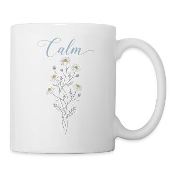 Chamomile Flowers Calm Relaxation - Mug - white - Right