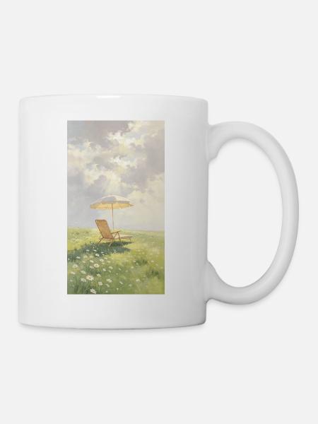 Sanftes Sonnenlicht - Tasse - Weiß