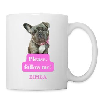 Société de chiot : Suis-moi - Mug blanc - blanc - Droite